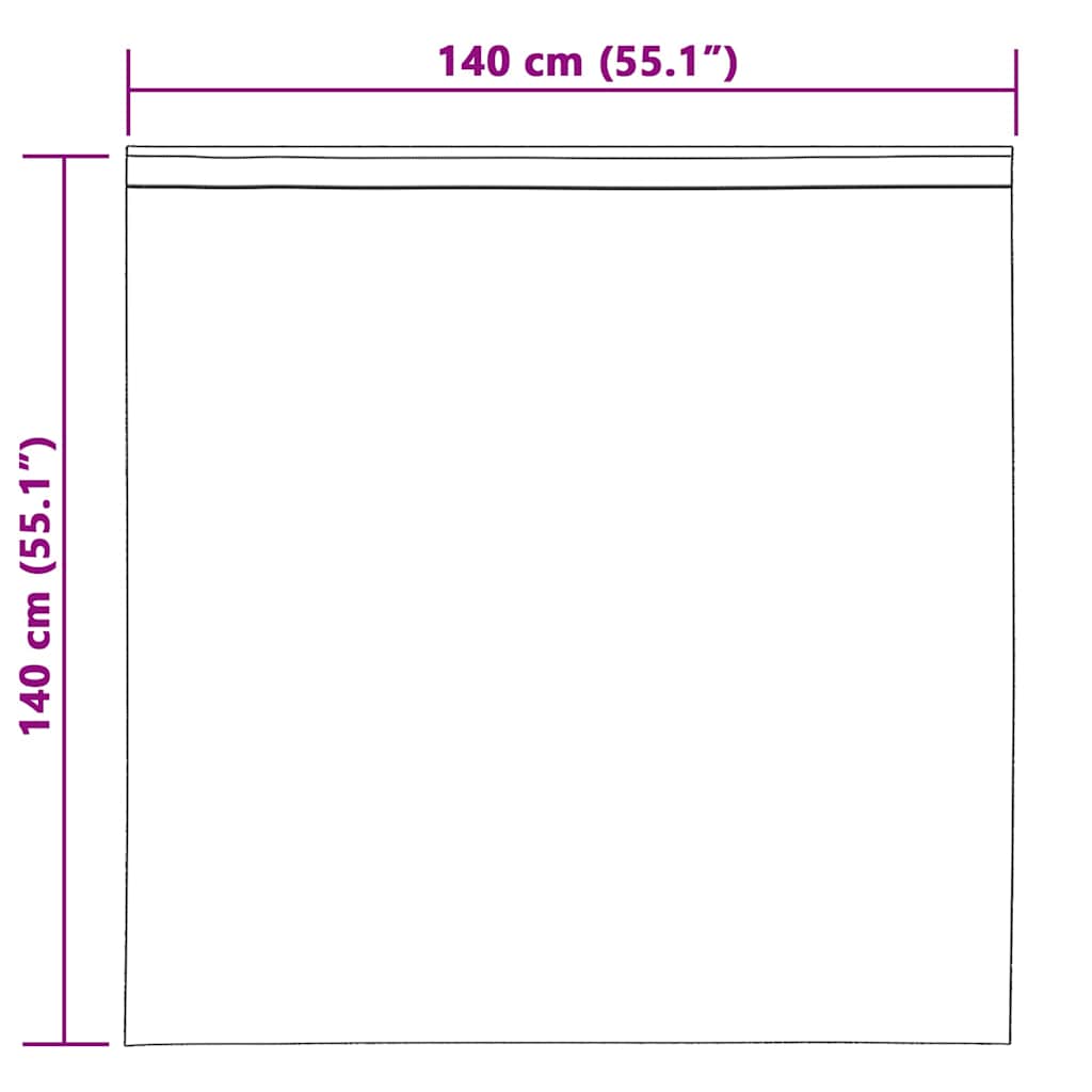 Tende oscuranti 2 pcs Nero 140 x 140 cm Velluto | homemem39