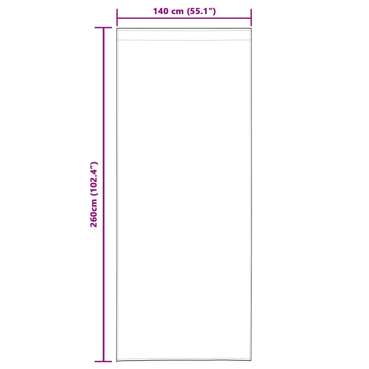 Tende oscuranti 2 pcs Rosa scuro 140 x 260 cm Velluto | homemem39