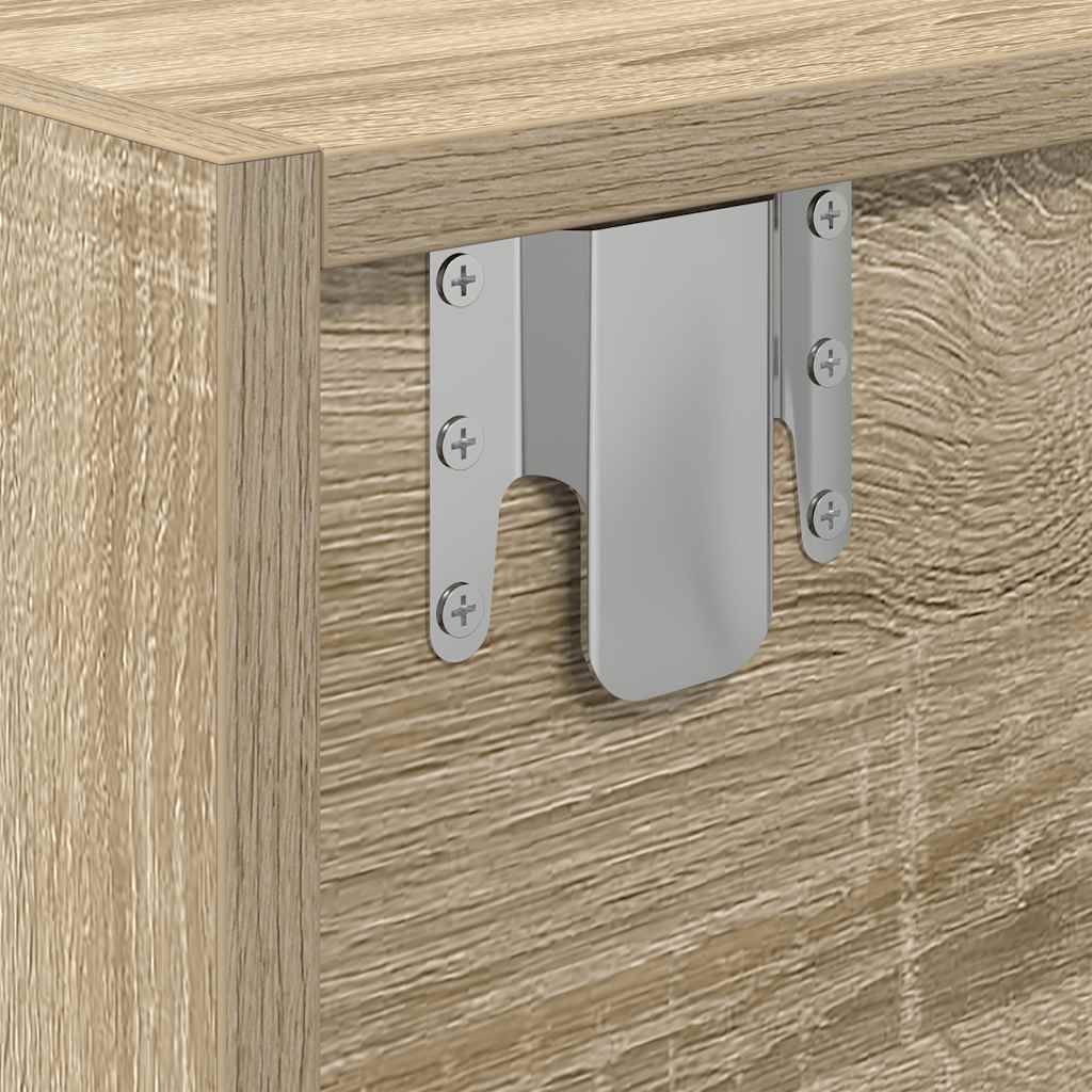 Mobile Porta TV Rovere Sonoma 60x31x25,5 cm Legno Multistrato - homemem39