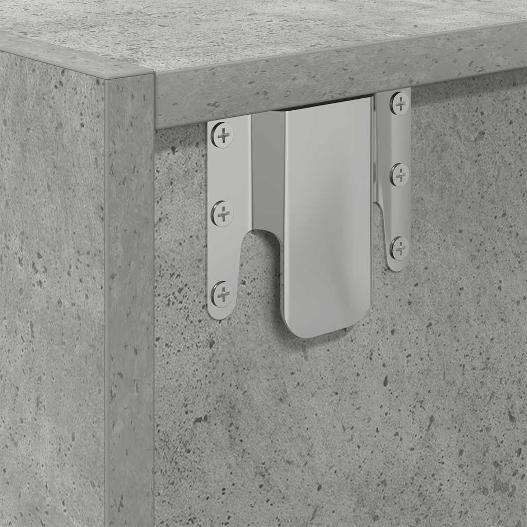 Mobile per TV Grigio Cemento 60x31x25,5 cm Legno Multistrato - homemem39