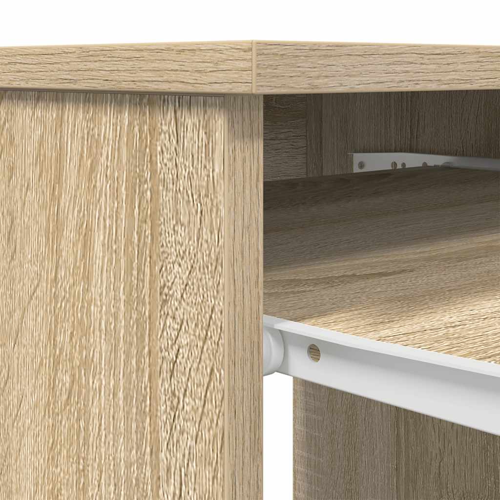 Scrivania Rovere Sonoma 86x49x76 cm in Legno Multistrato | homemem39