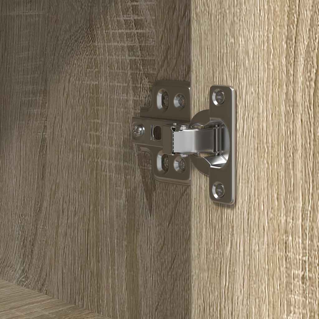 Mobile da Bagno con Ripiani Rovere Sonoma 76,5x35x95 cm | homemem39