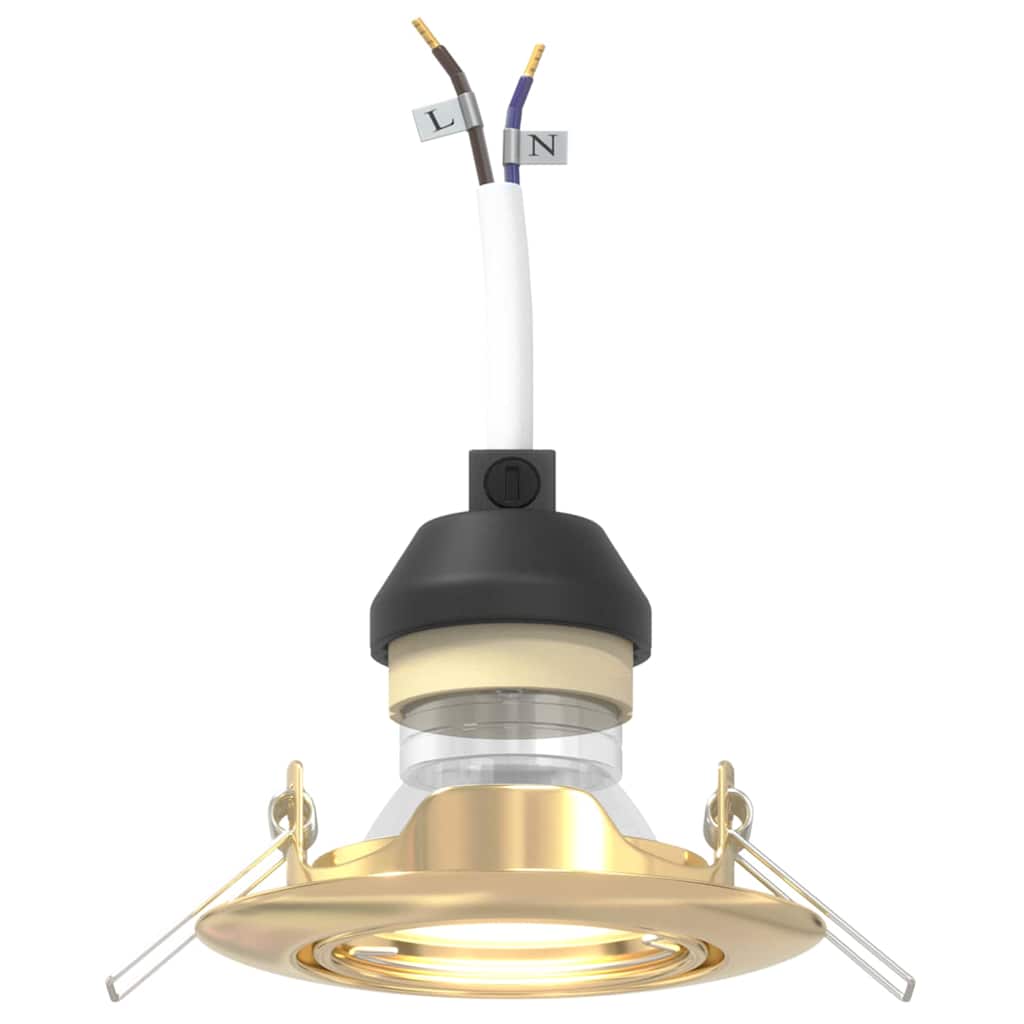 Spotlight 24 pcs Oro 9 x 9 x 2.5 cm Metallo