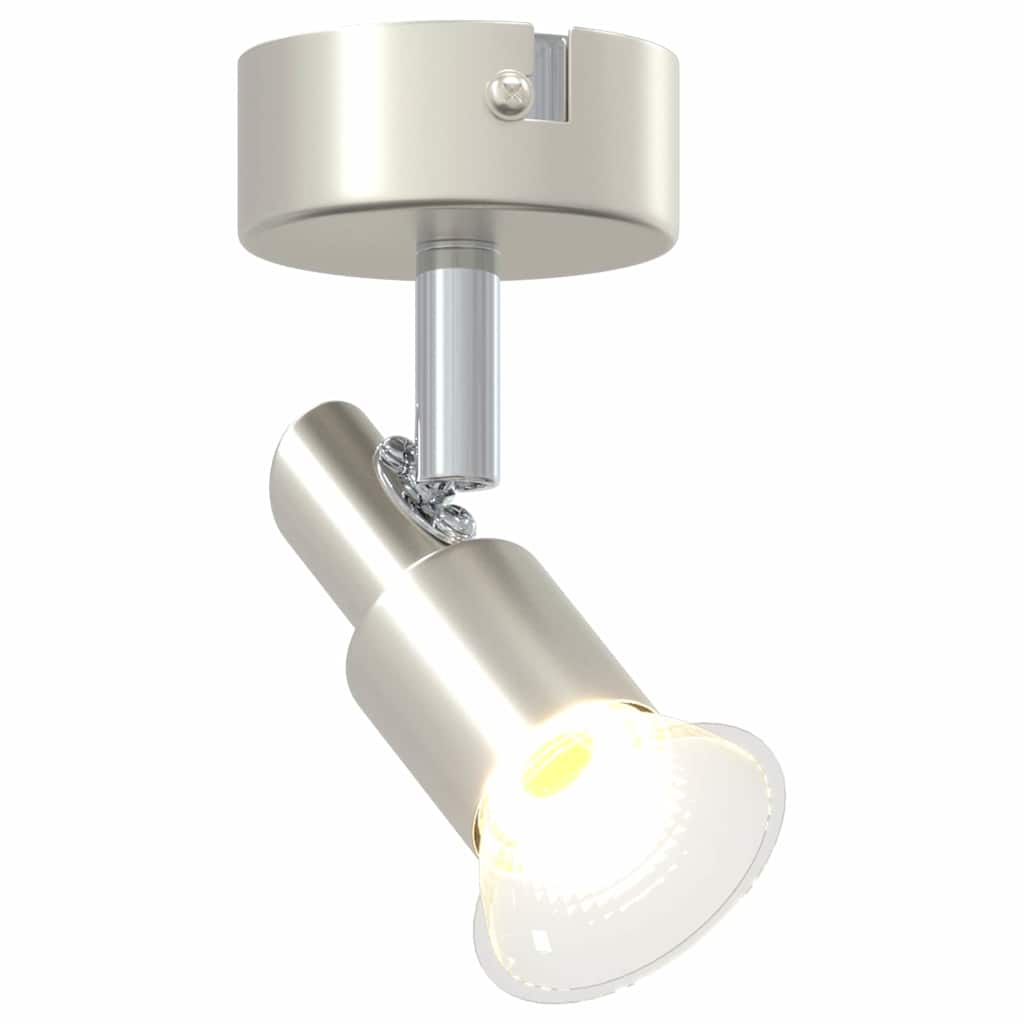 Faretto da soffitto Nichel 8 x 8 x 10,5 cm Acciaio