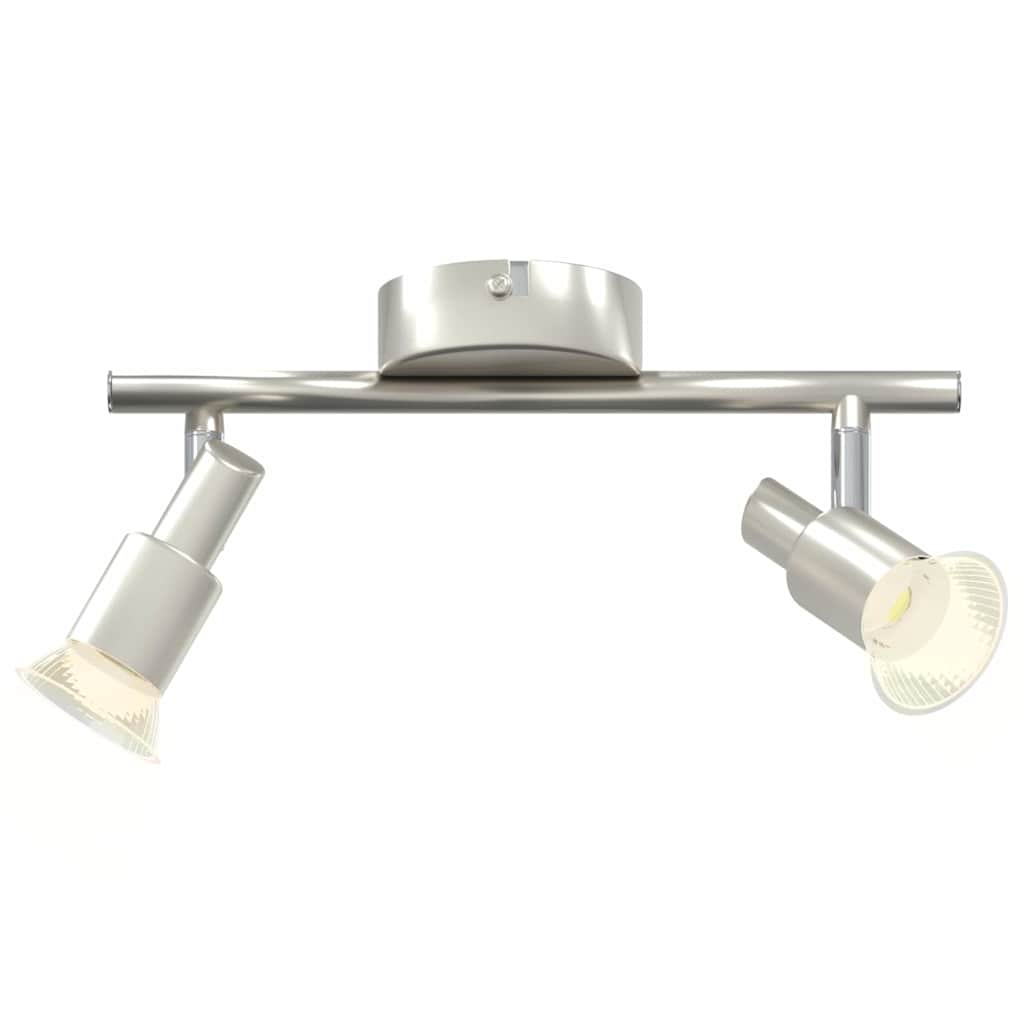 Faretto da soffitto Nichel 25,5 x 8 x 11 cm Acciaio