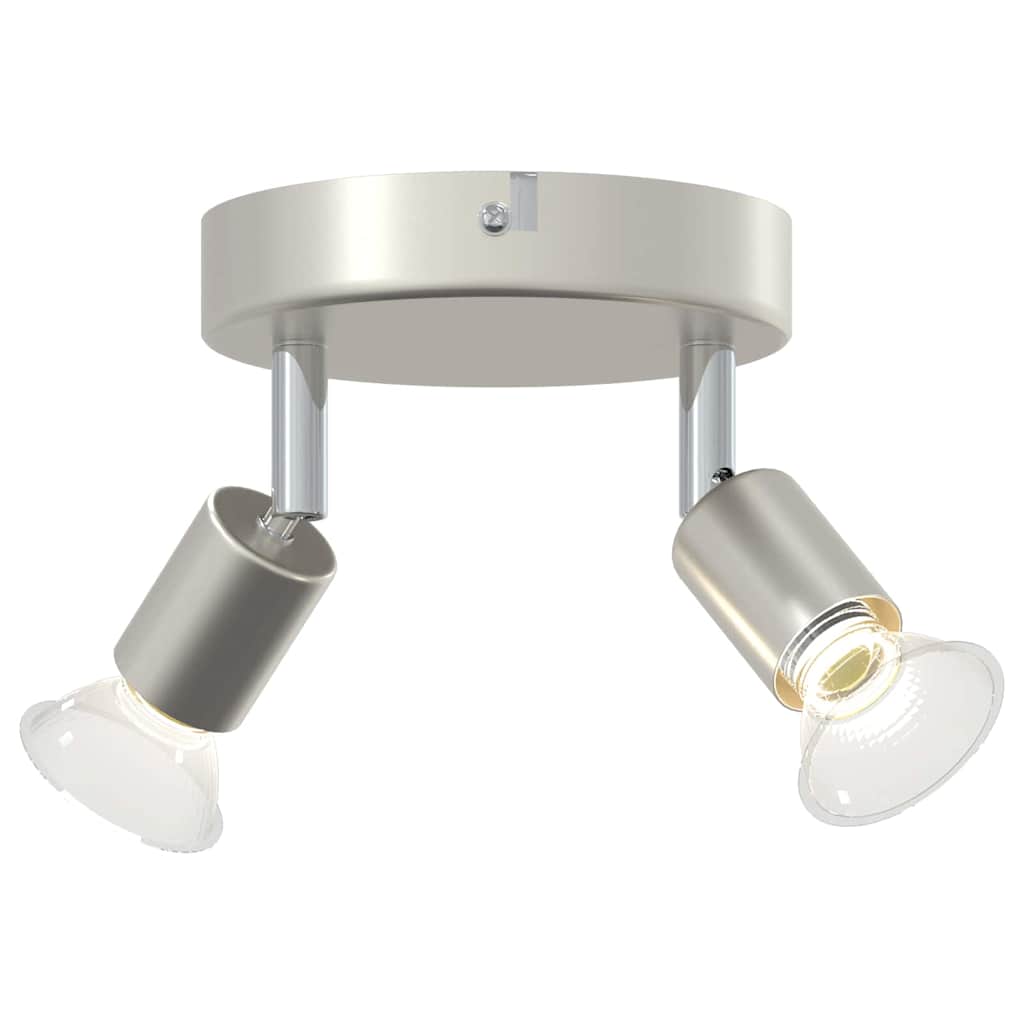 Faretto da soffitto con i riflettori Nichel 12 x 8 cm Acciaio