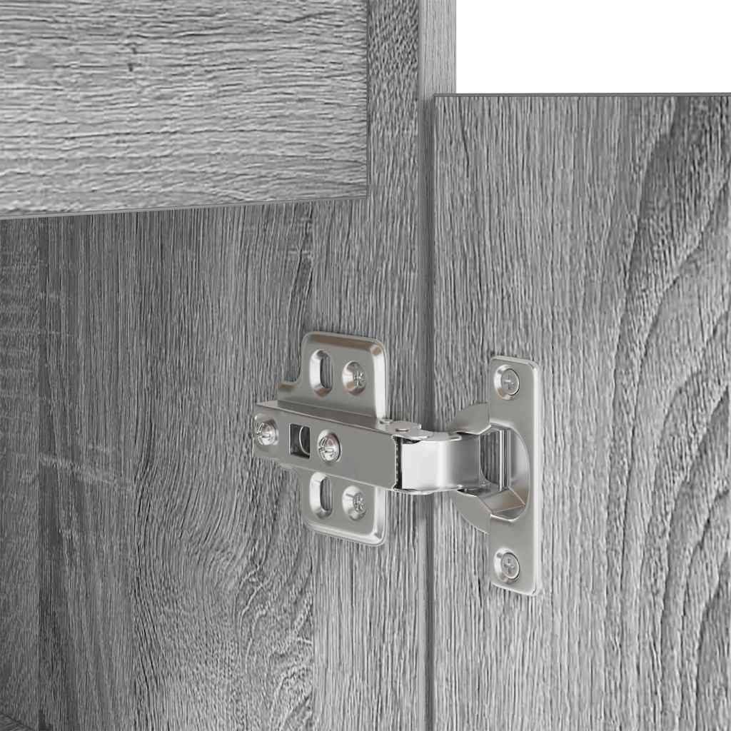 Scrivania Grigio sonoma 140 x 49 x 76 cm Legno multistrato