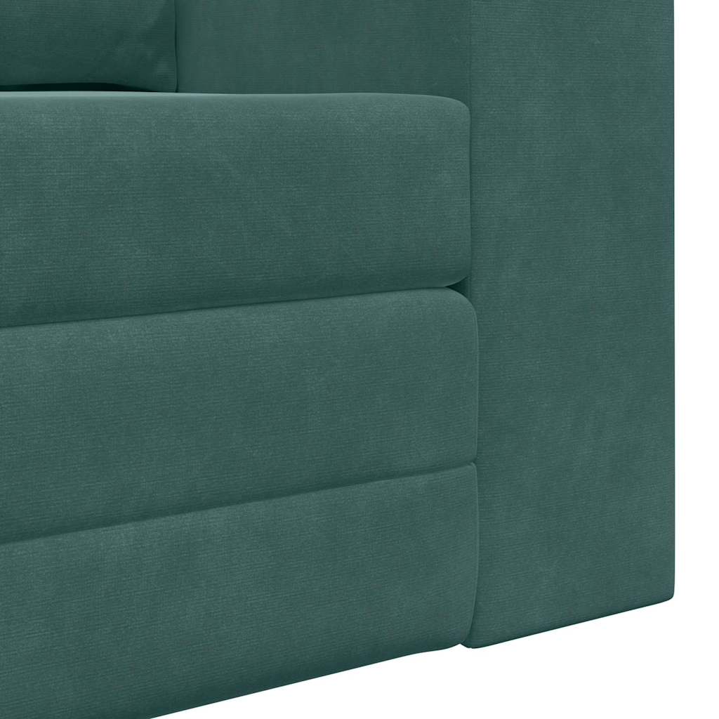 Divano letto 60cm Verde Scuro Velluto - homemem39