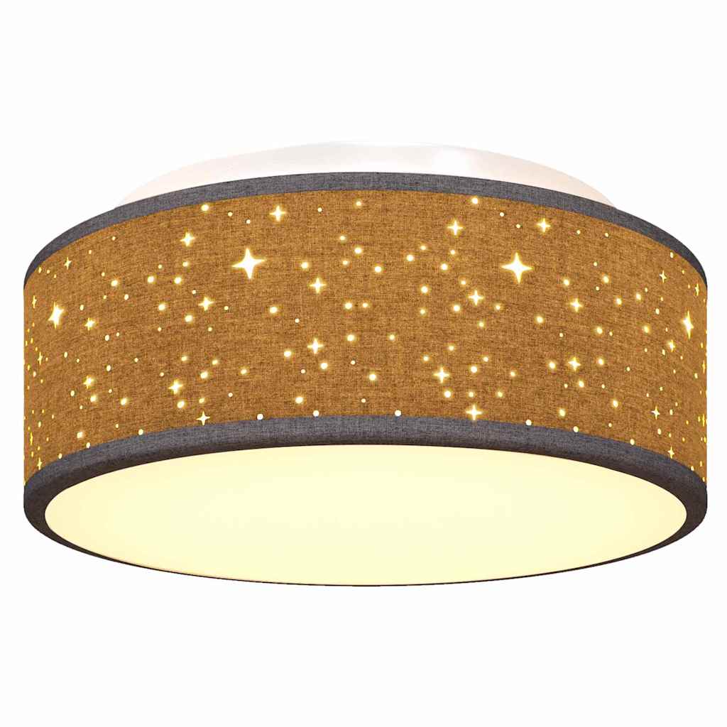 Lampada da soffitto Nero 30 x 13.5 cm Tessuto - homemem39