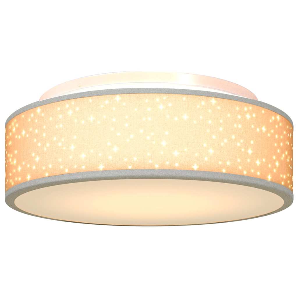 Lampada da soffitto Grigio 38 x 38 x 13,5 cm Tessuto | homemem39