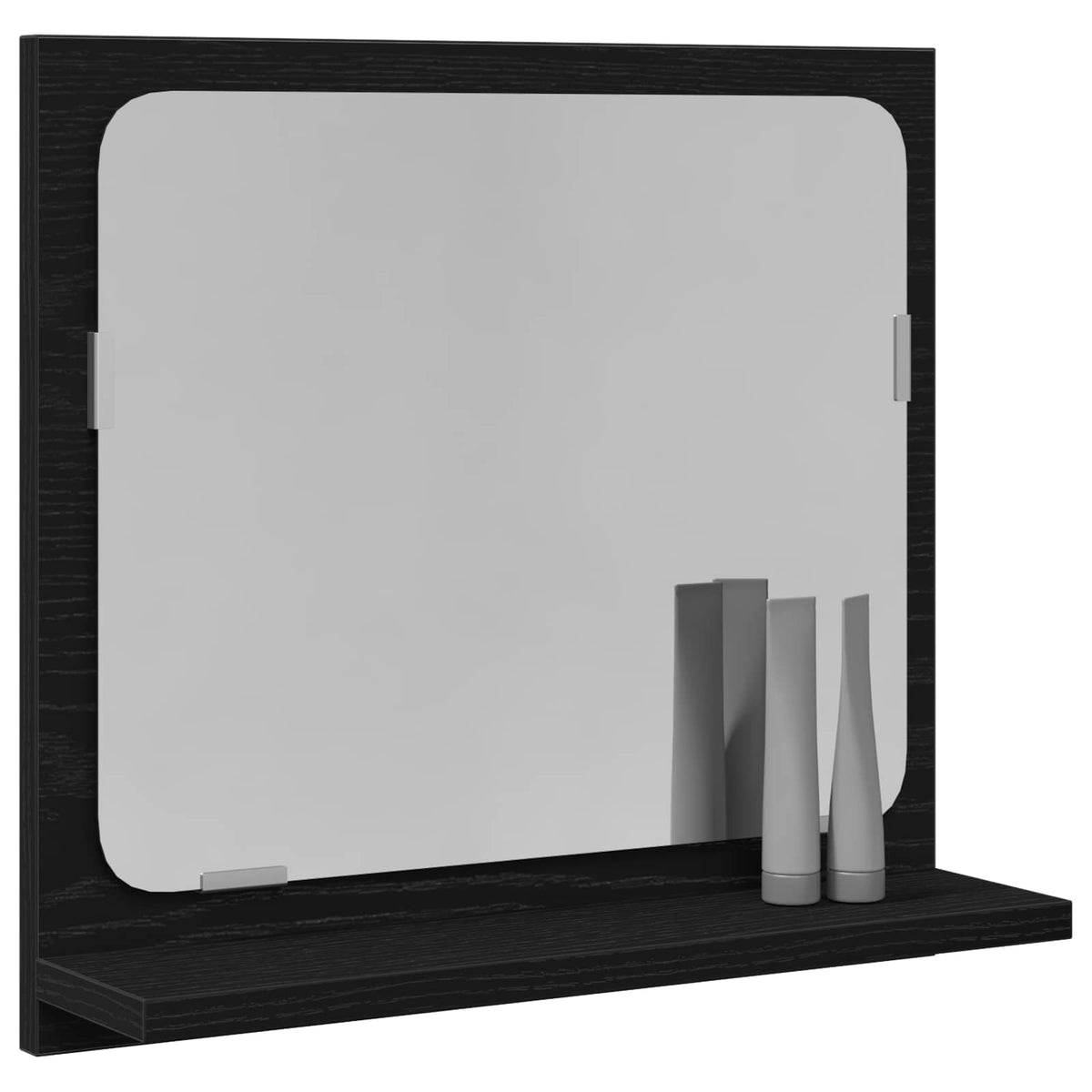 Specchio da Bagno rovere nero legno multistrato