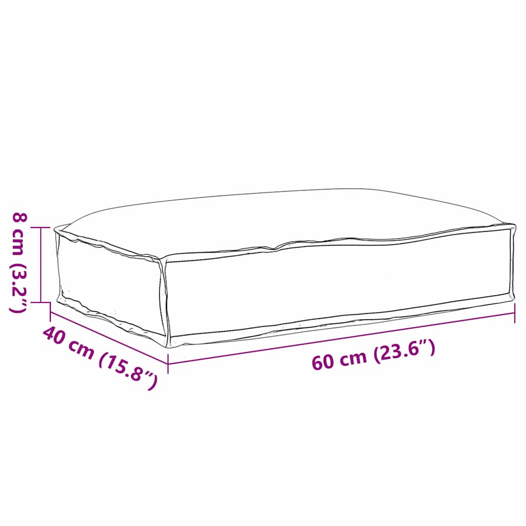 Cuscino Talpa 60 x 40 x 8 cm Tessuto Oxford | homemem39