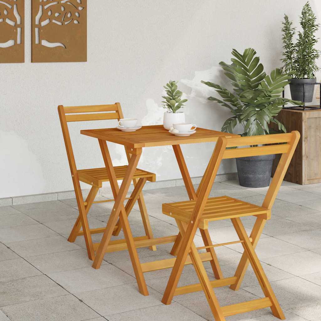 Tavolo da Giardino Naturale 60 x 60 x 72 cm - homemem39