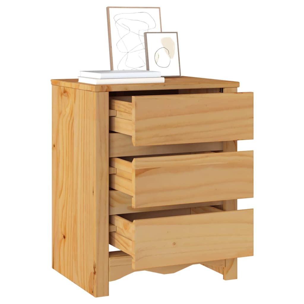 Tavolino da salotto con cassetto Drammen Rovere 45 x 35 x 56 cm | homemem39