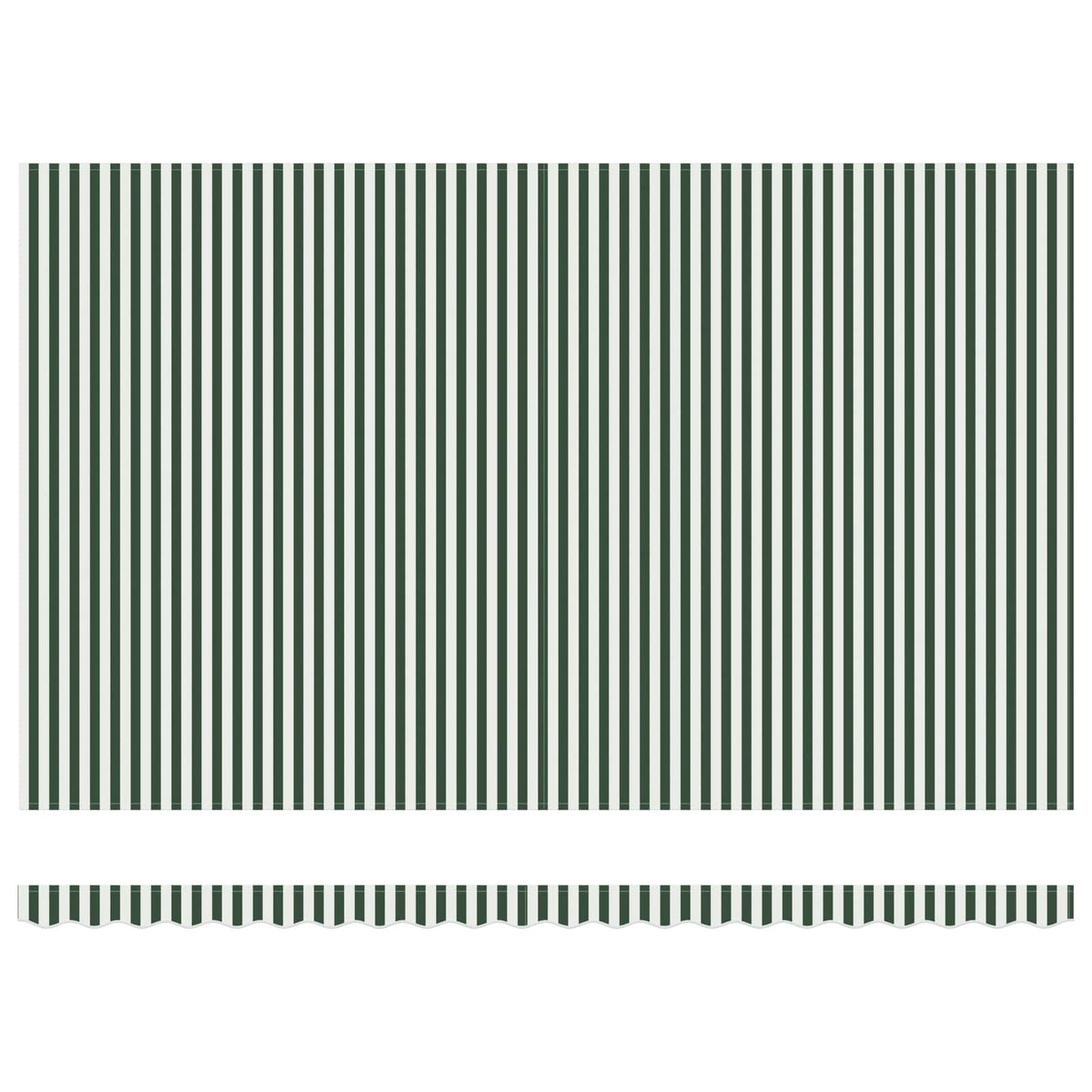 Tenda retrattile Verde e Bianco 500 × 300 cm Tela e Alluminio | homemem39