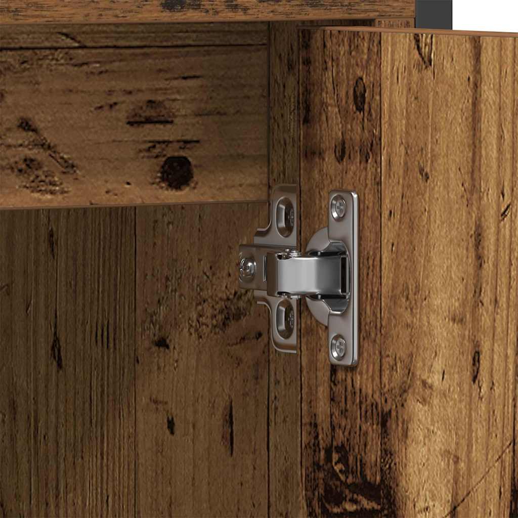 Set di mobili per il bagno 3 pcs Marrone 33 x 33 x 120.5 cm