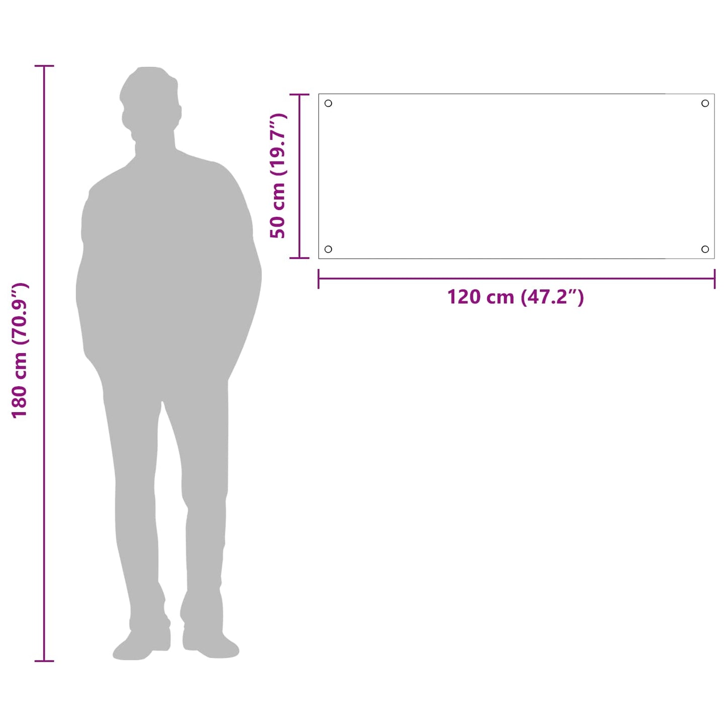 Rivestimento da Cucina Grigio chiaro 120 x 50 x 0,6 cm