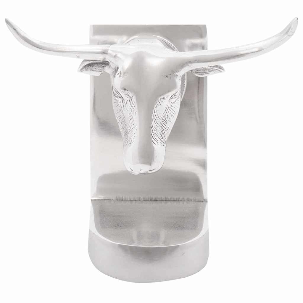 Fermalibri 2 pcs Argento 21,5 x 15,5 x 20 cm Alluminio | homemem39