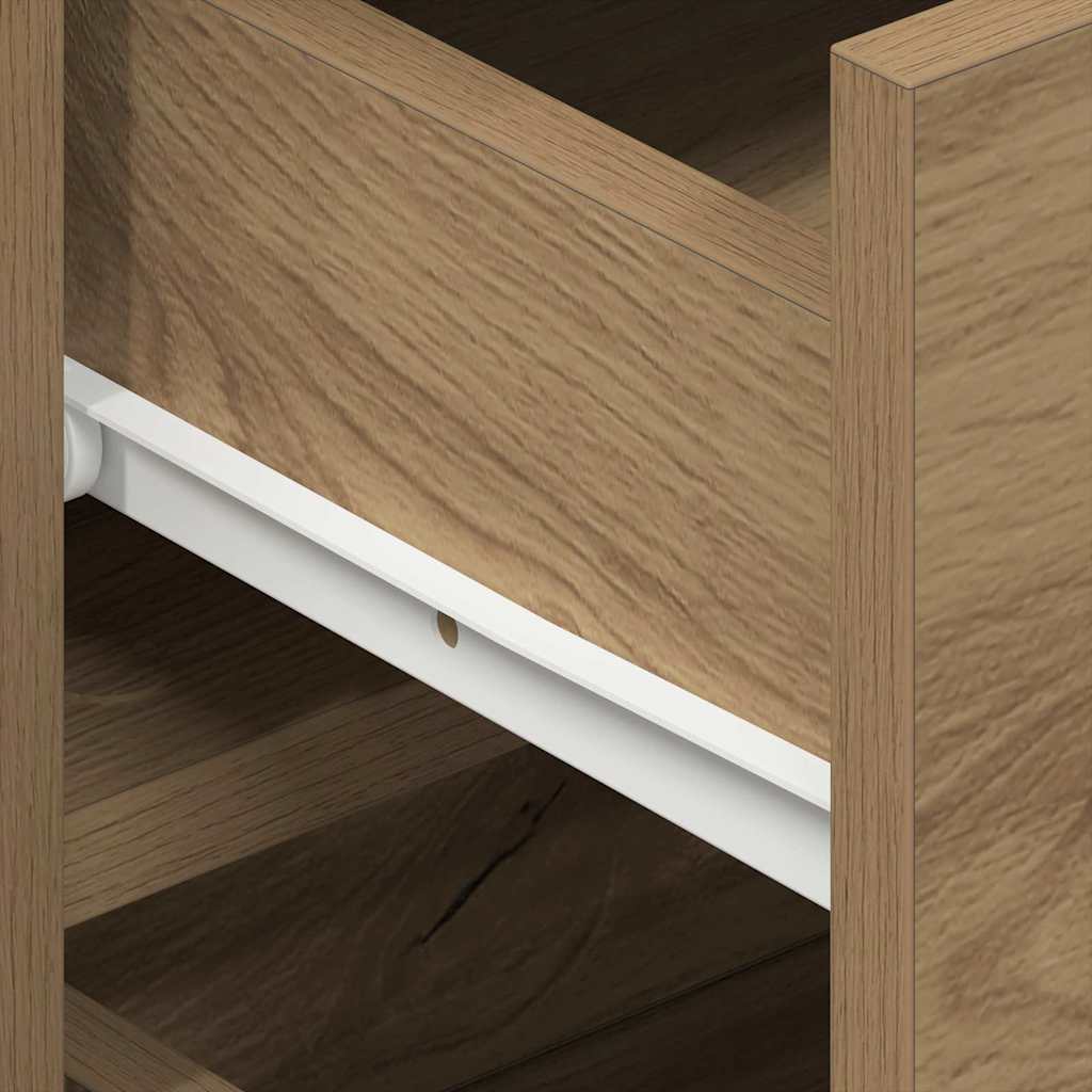 Credenza Rovere artigianale 120 x 36 x 69 cm Legno multistrato