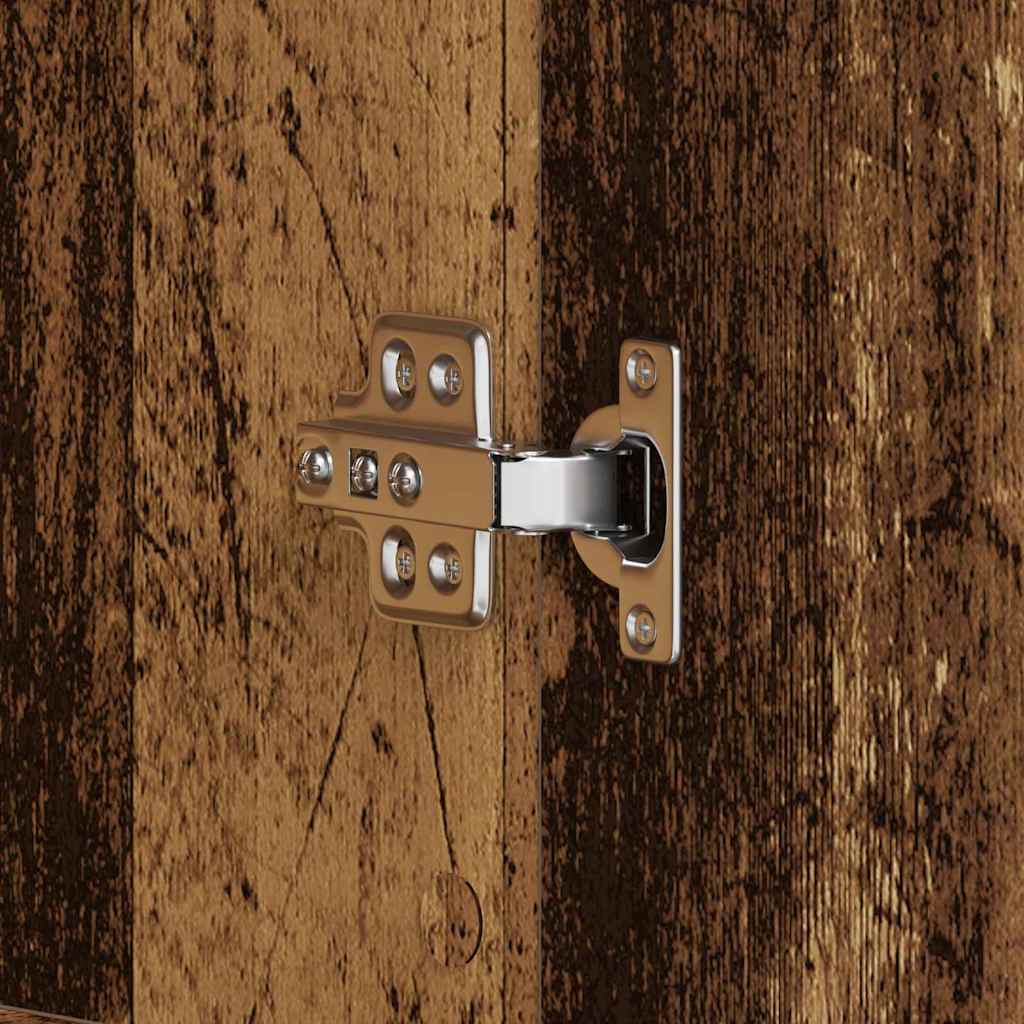 Mobile per scarpe con porta Legno vecchio 80 x 39 x 178 cm