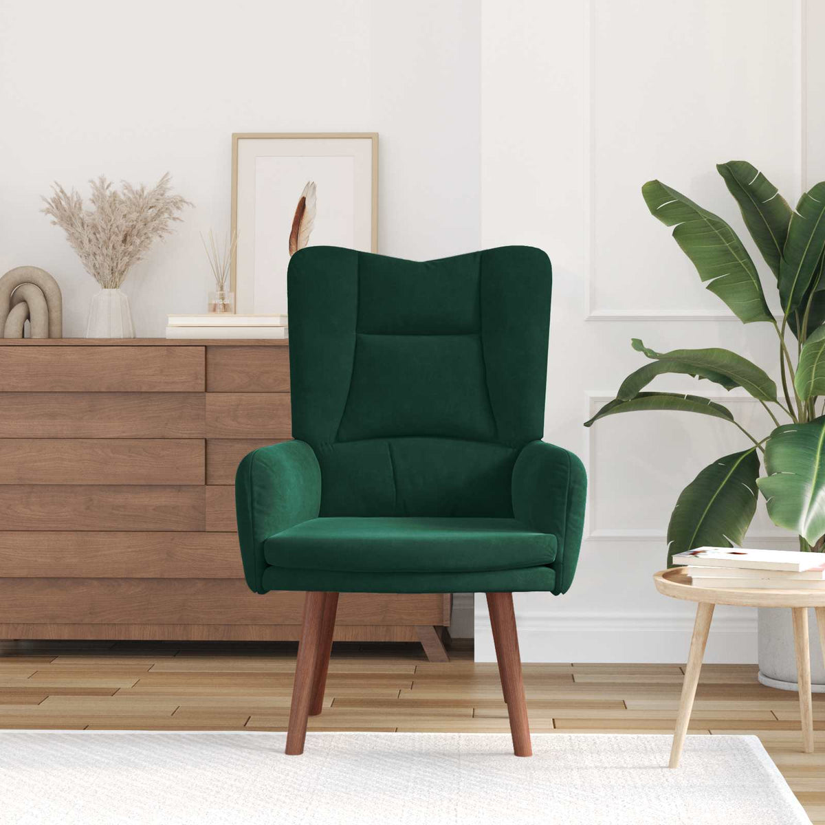 poltrona Verde Scuro 63 x 67 x 94 cm Velluto - homemem39