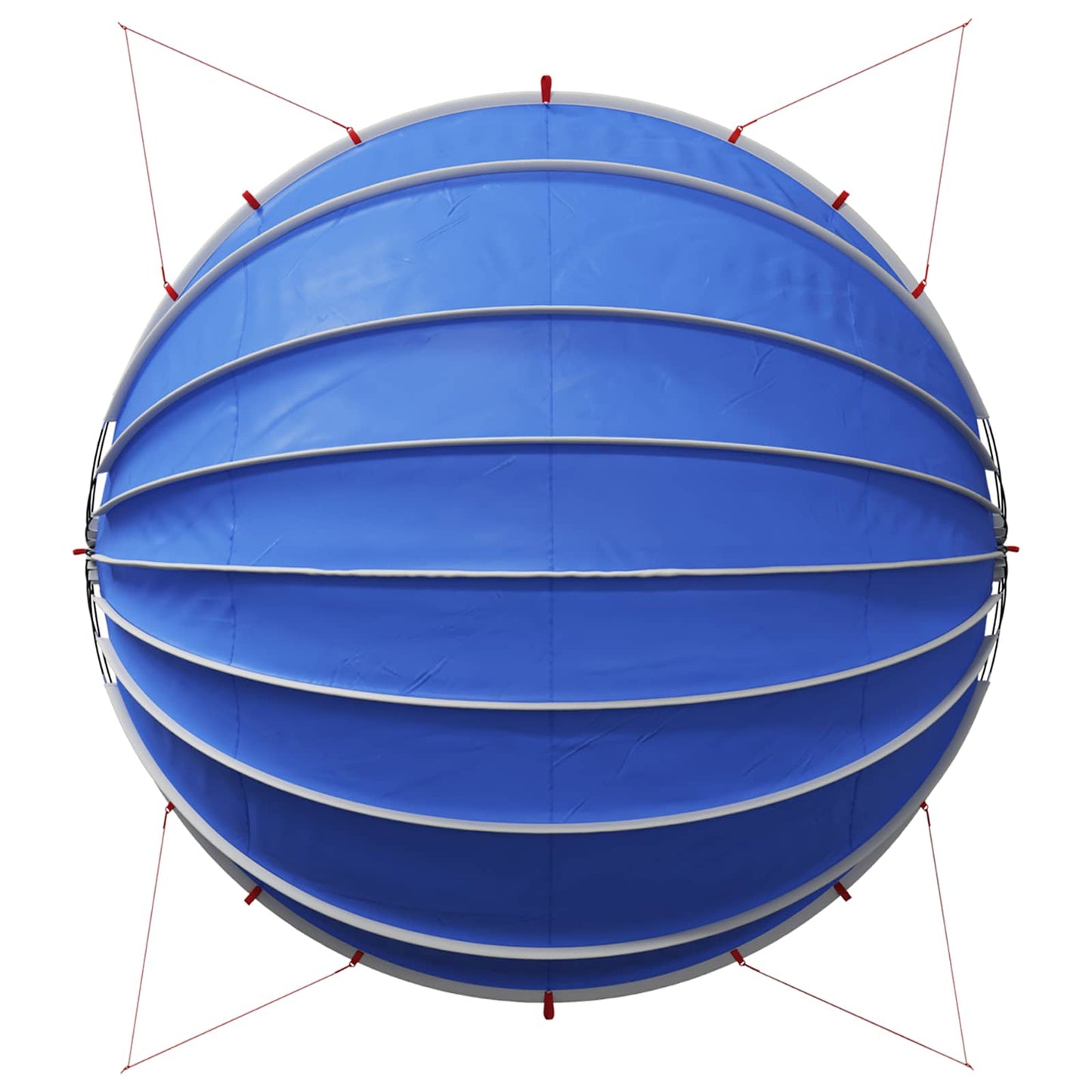 Dome Piscina 592 x 590 x 275 cm Blu Azzurro