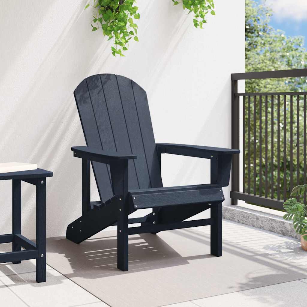 Sedia Adirondack Blu navy HDPE - homemem39