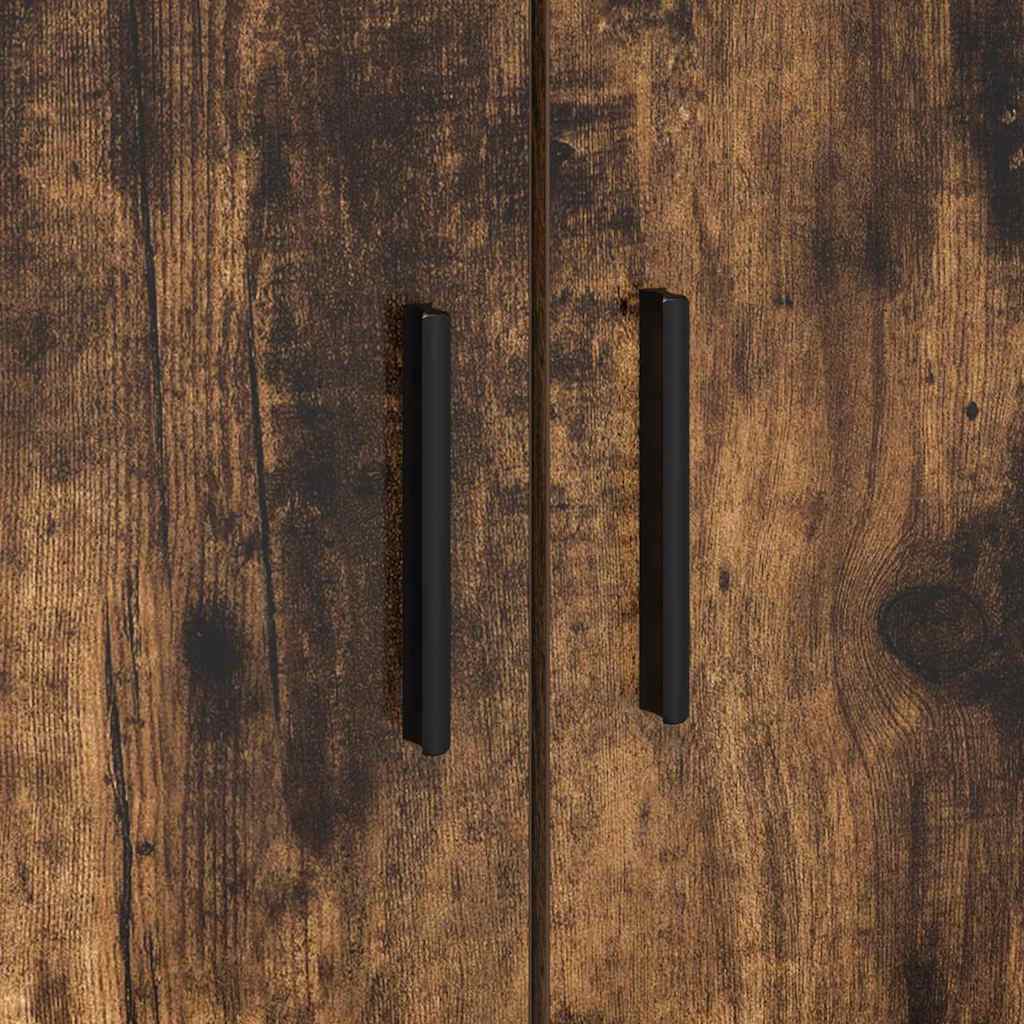 Struttura del letto Rovere fumé 100 x 200 cm Legno multistrato