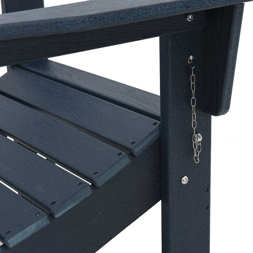 Sedia da Giardino 2 pcs Navy 80.5 x 74.5 x 92 cm Polietilene | homemem39