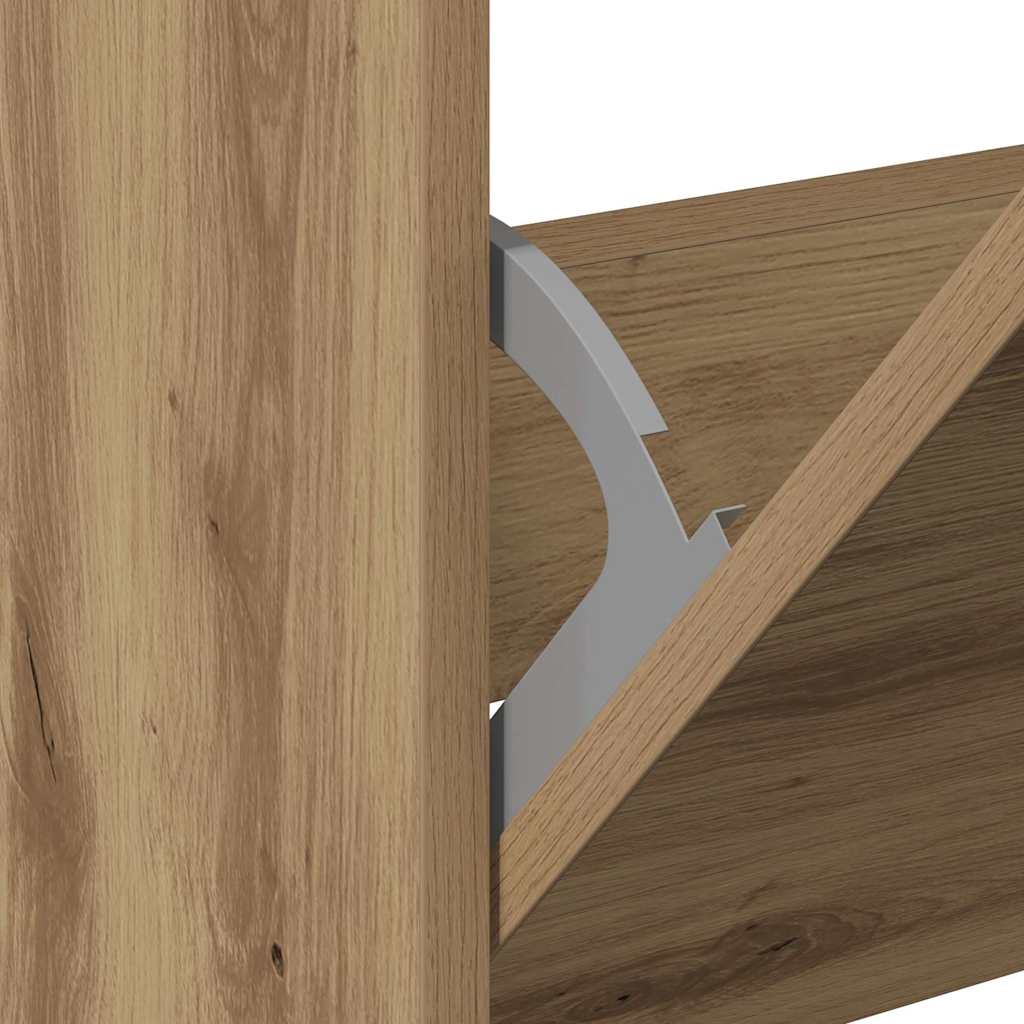 Mobile per scarpe Rovere artigianale 80 x 21 x 125,5 cm