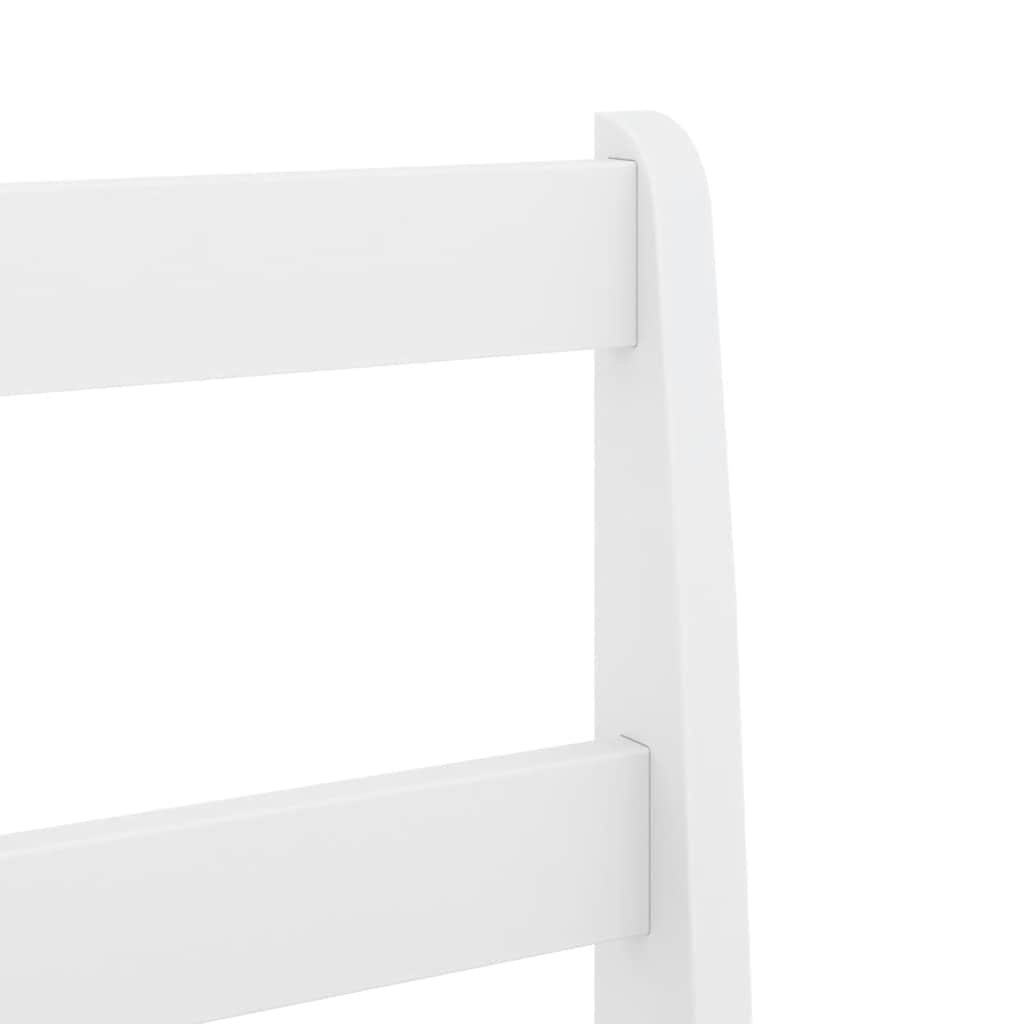 Set da Pranzo 5 pz PANAMA Bianco in Legno Massello di Pino | homemem39