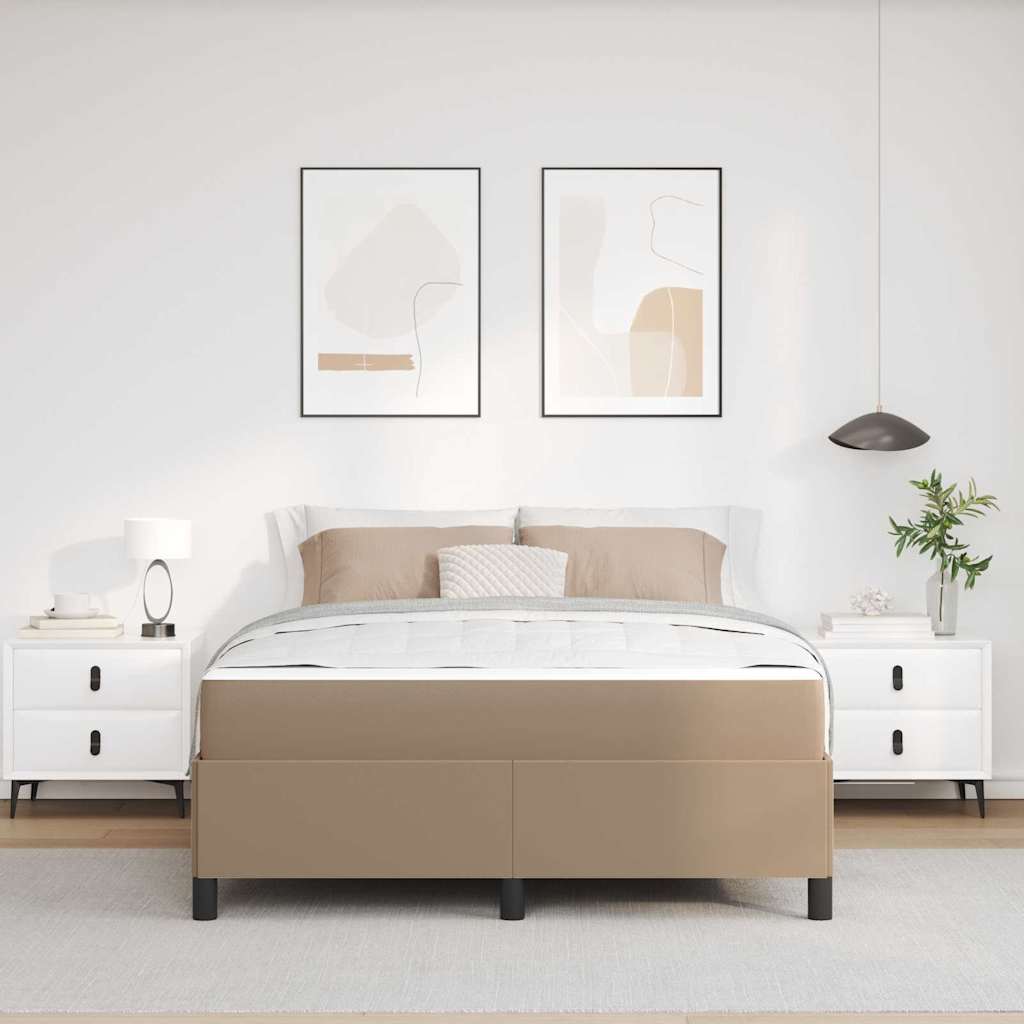 Struttura del letto Cappuccino 140 x 200 cm Tessuto | homemem39
