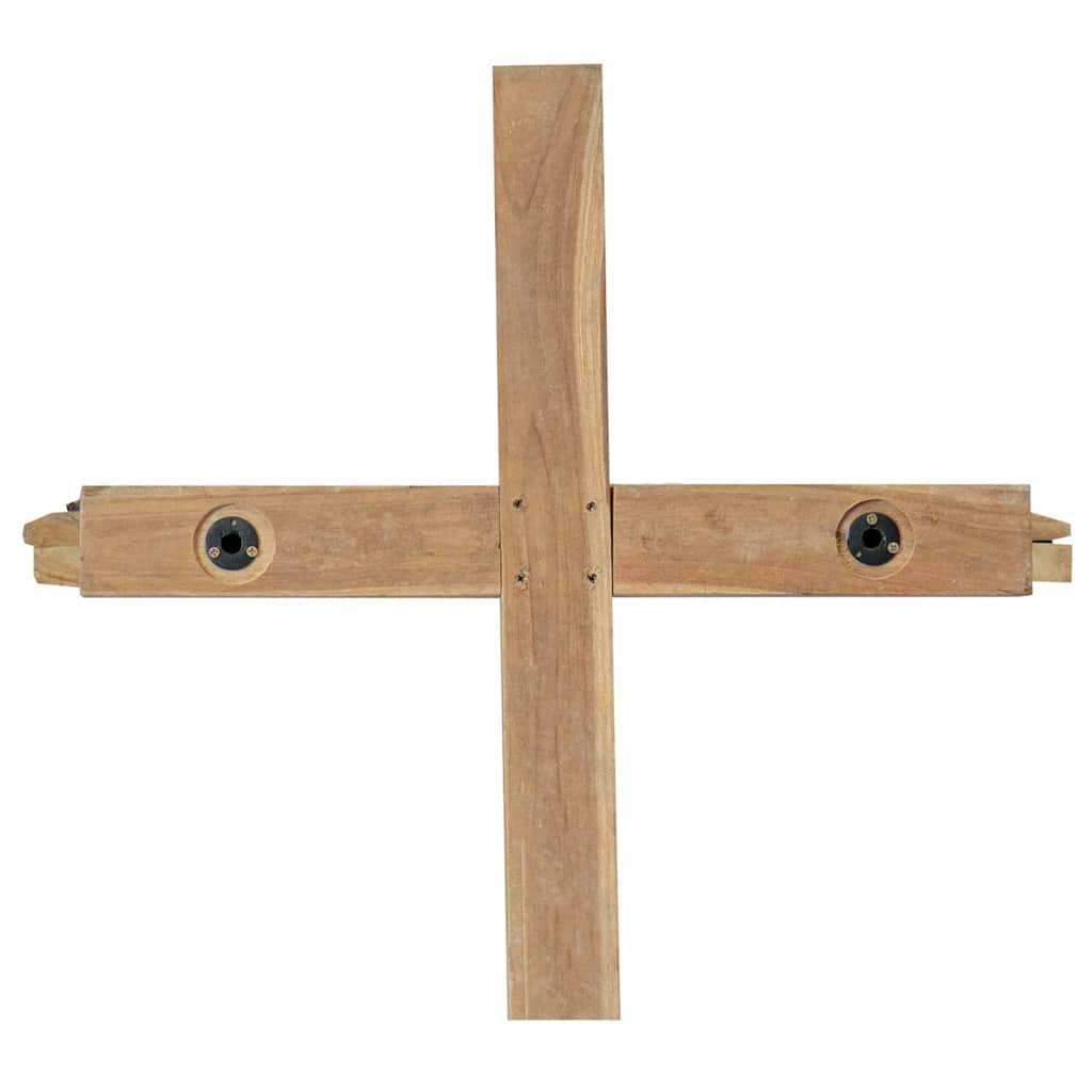 Albero di Natale Marrone 181 cm Legno massello di teak