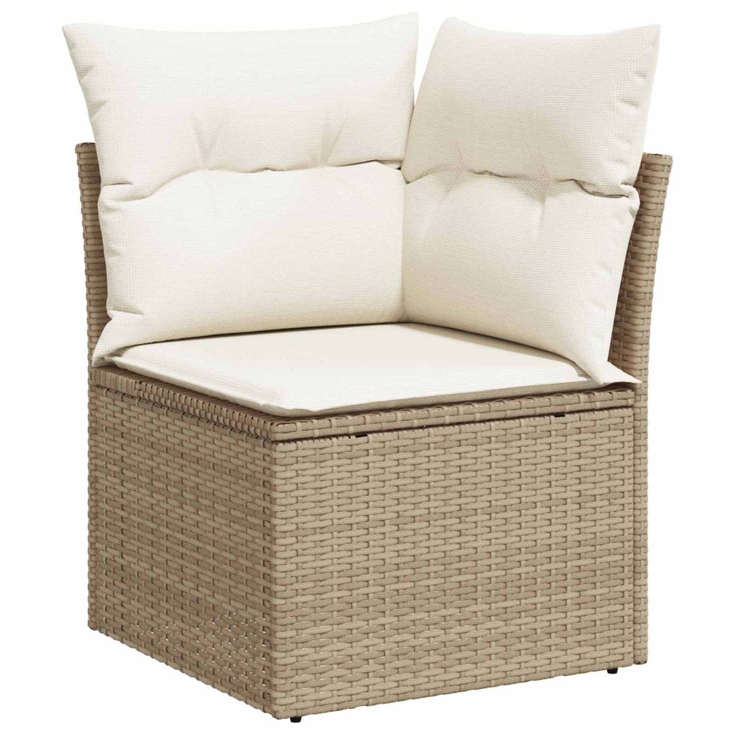 Set Divano da Giardino 8 pz 7-Numero di posti Beige e Crema | homemem39