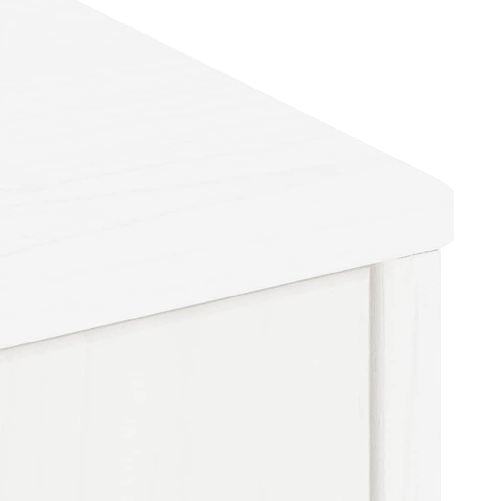 Armadietti Laterali 5 pz ODDA Bianco 40x24x79 cm Legno di Pino - homemem39