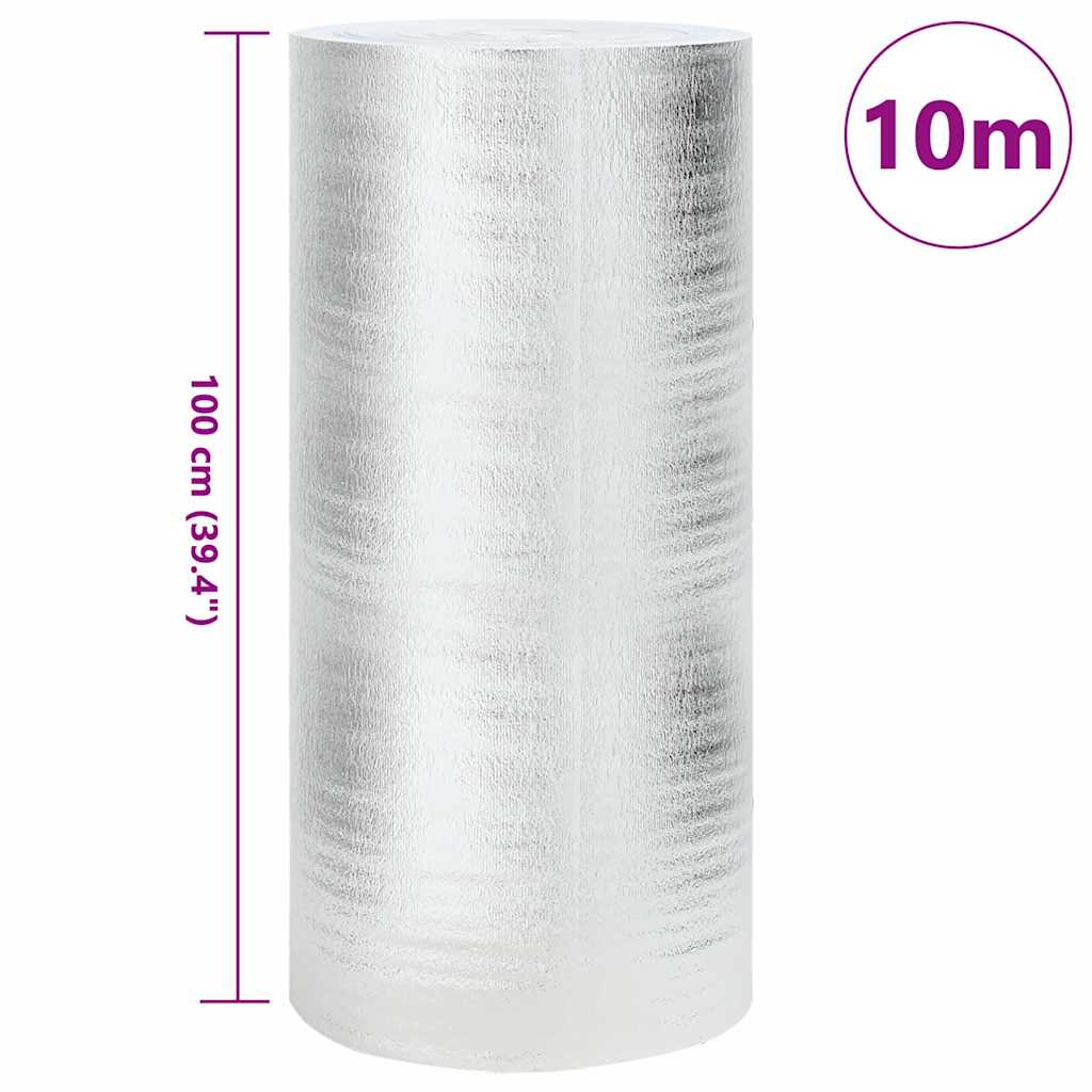 Riflettore di calore per termosifoni Argento 10 x 1 m | homemem39