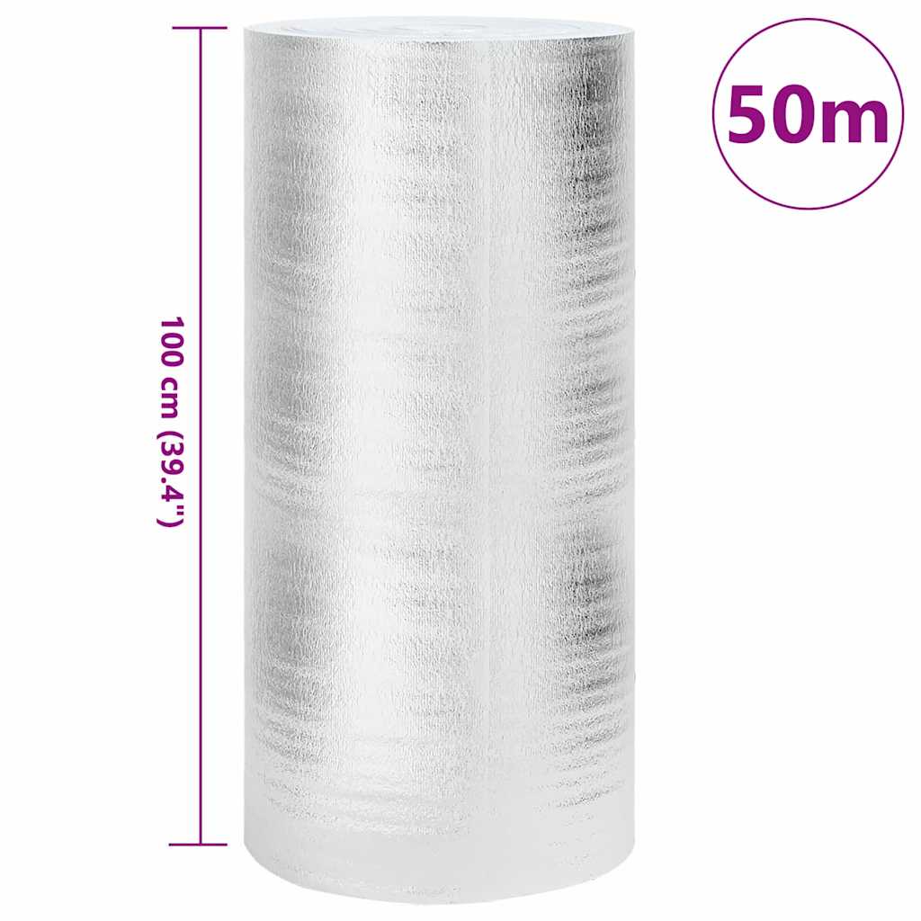 Riflettore di calore per termosifoni Argento 50 x 1 m | homemem39