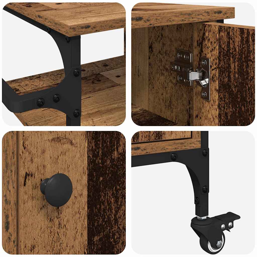 Carrello da Cucina Legno vecchio 87,5 x 39 x 84,5 cm