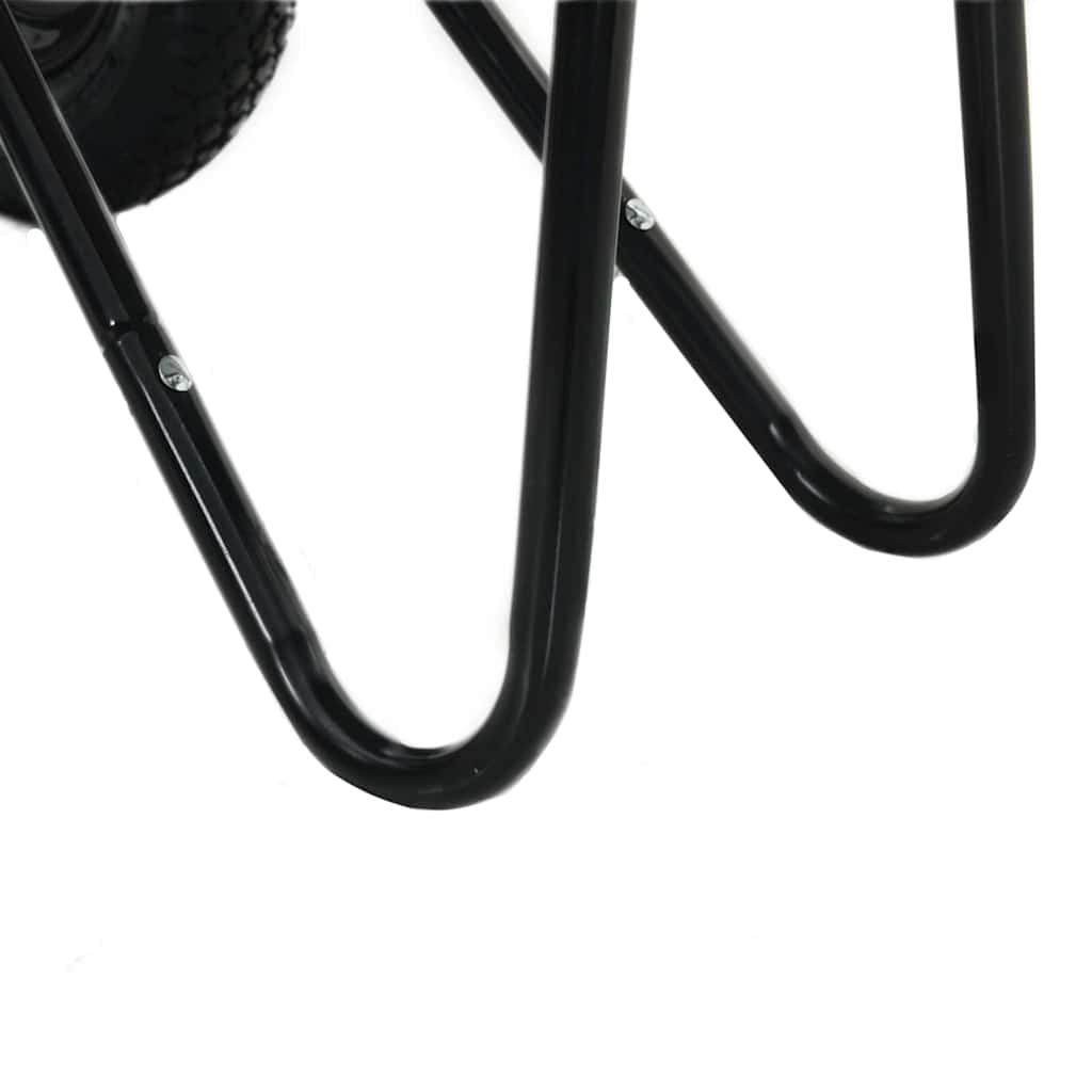 Carriole Argento e Nero 137 x 60 x 65,5 cm Acciaio