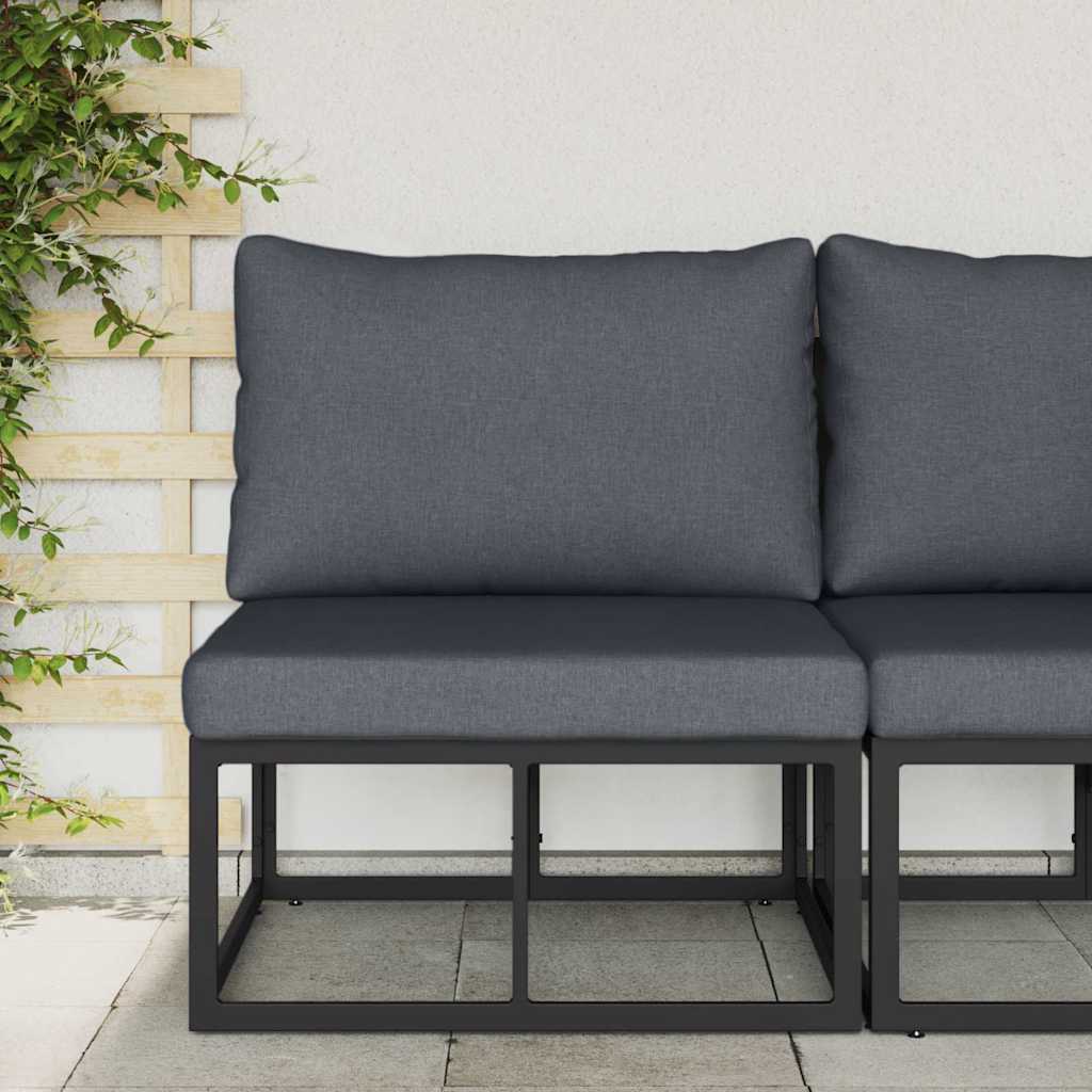 Mobili da Esterno Nero e antracite 70 x 71,5 x 71 cm Metallo | homemem39