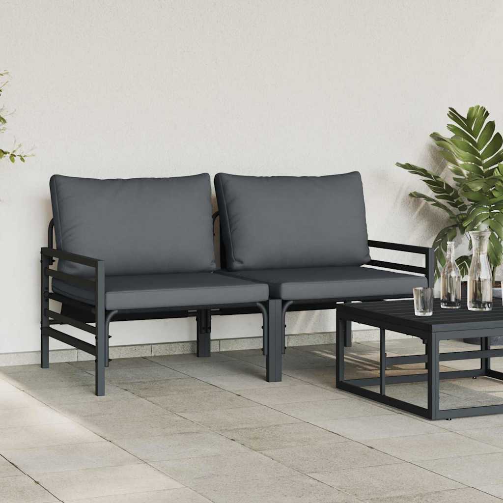 Mobili da Esterno 2 Pezzo Antracite 80 x 80 x 71 cm Acciaio | homemem39