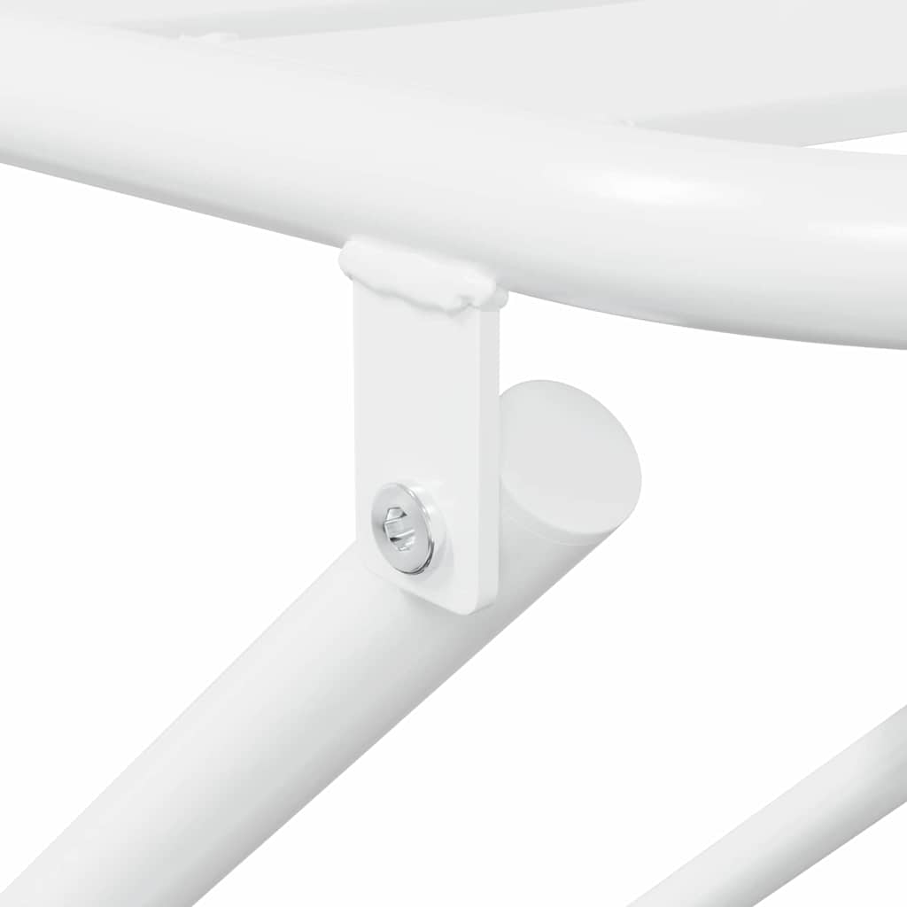 Set Bistro da Giardino 3 pcs Bianco Acciaio | homemem39