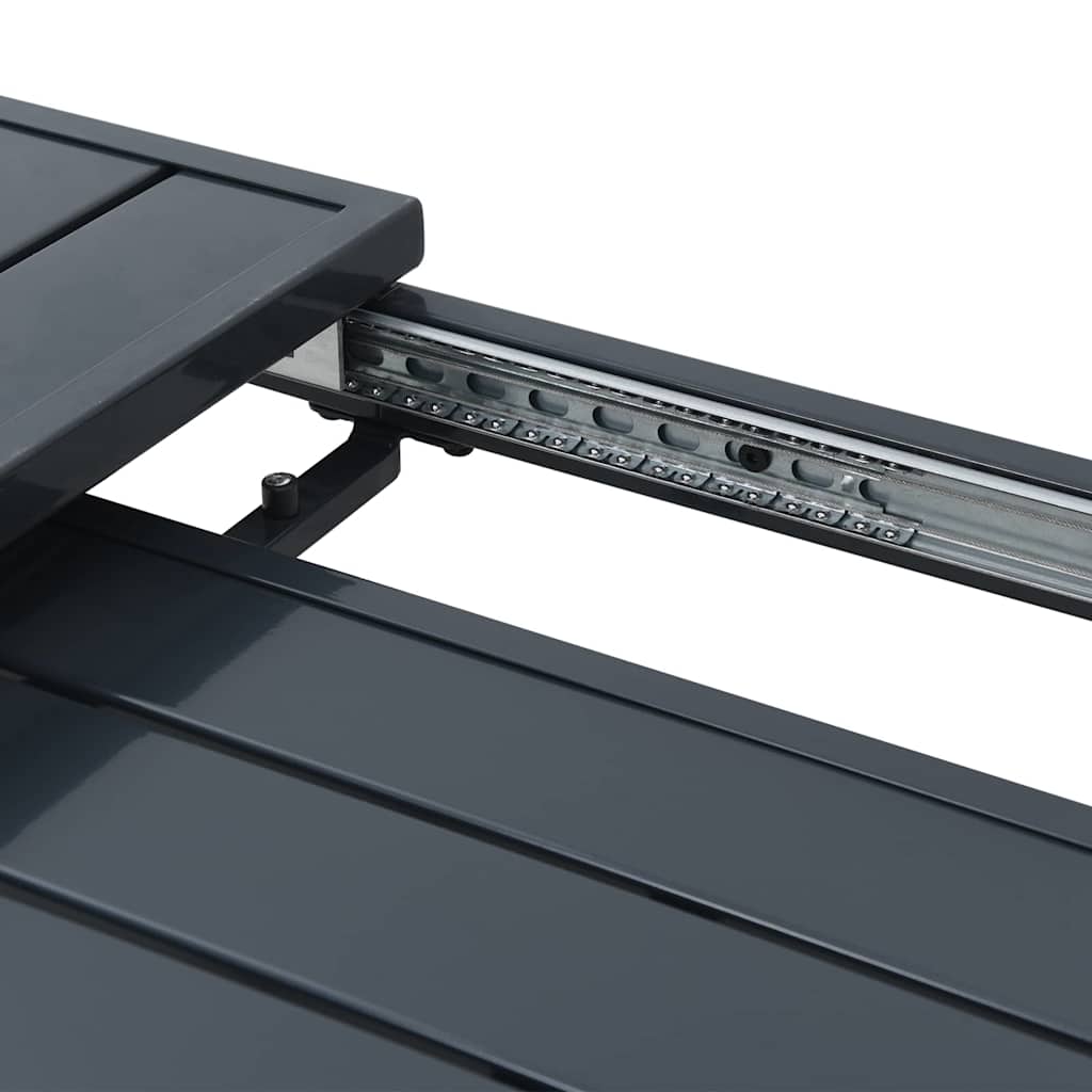 Tavolo da patio Antracite 180 x 80 x 74 cm