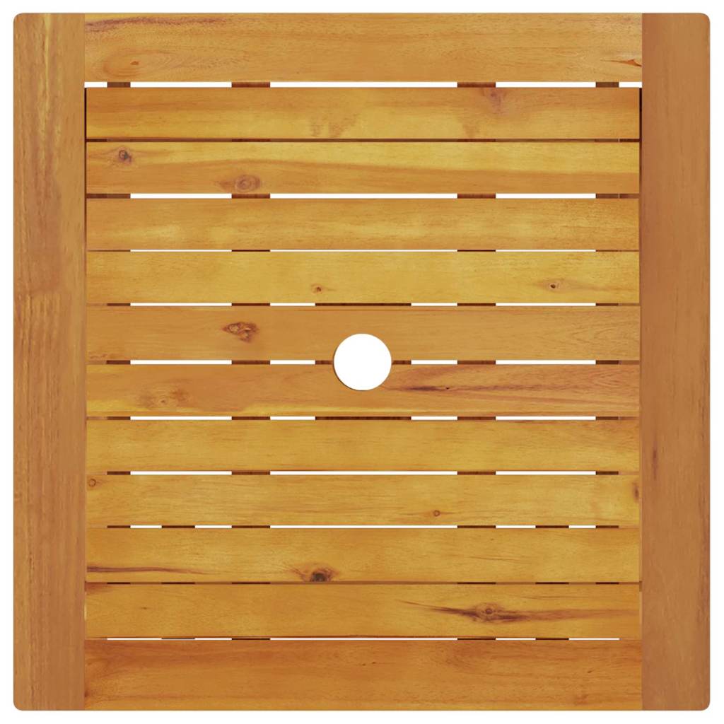 Set Bistro Pieghevole 3 pcs Marrone Legno di Acacia Massello | homemem39