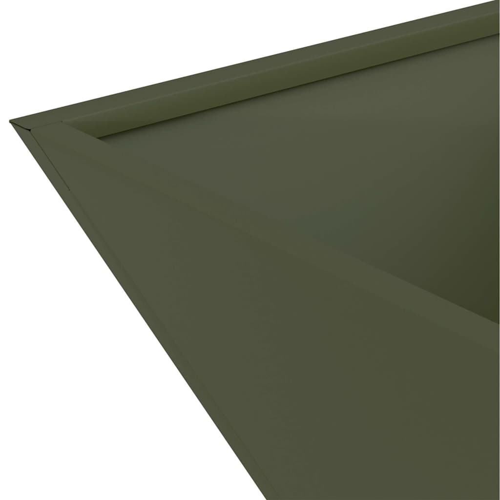 Vaso da giardino 5 pcs Verde oliva 40 x 40 x 15 cm