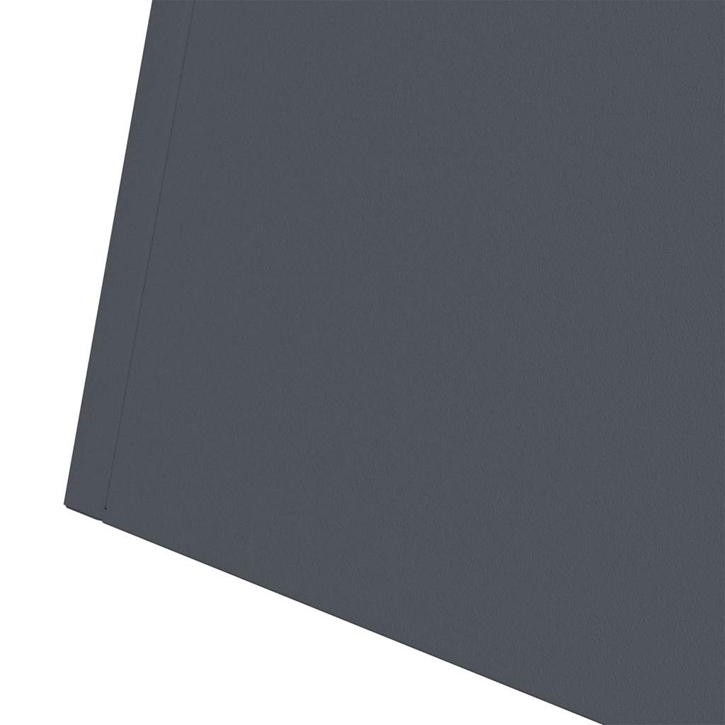 Vaso a Pilastro 2 pcs Antracite 35 x 35 x 73 cm | homemem39