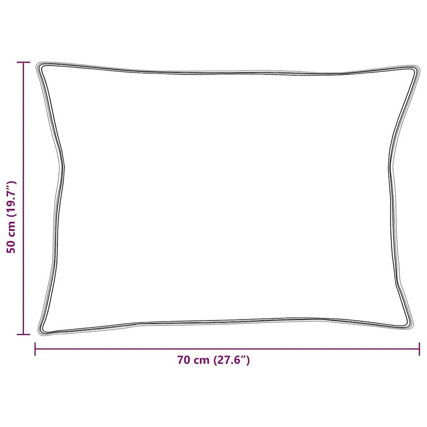 Duvet per Tutte le Stagioni con cuscino 2 pz Bianco Microfibra | homemem39