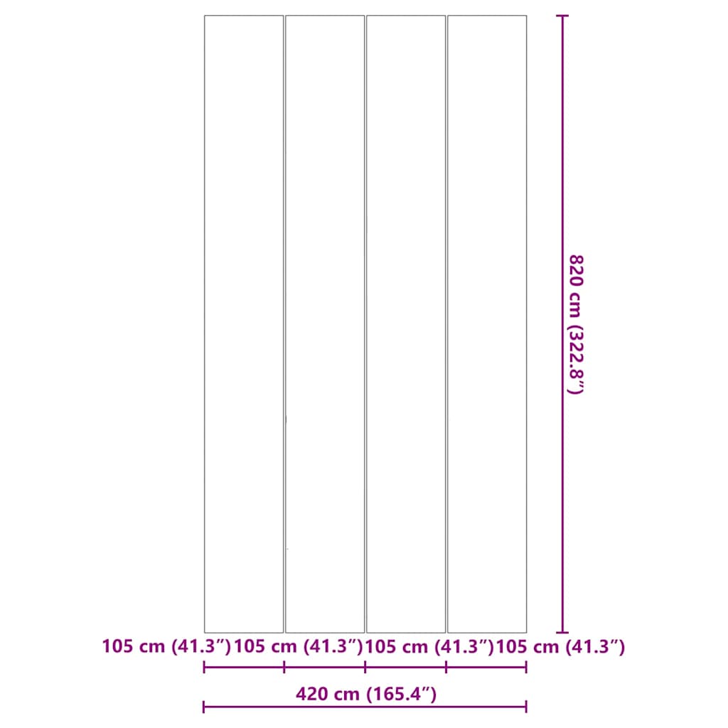 Telo per Fondo Piscina Nero 820 x 420 cm Tessuto Non Tessuto
