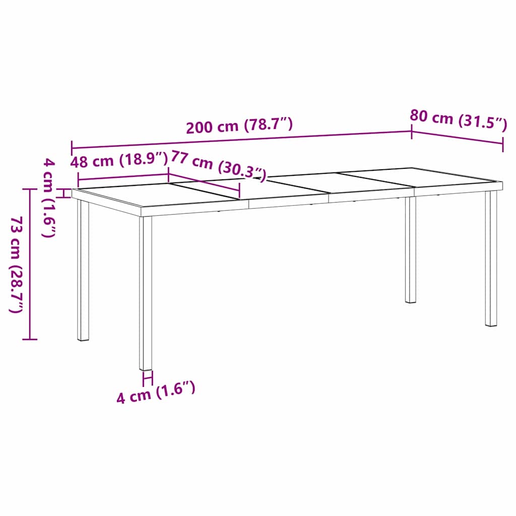 Set da Pranzo per Giardino con cuscino 7 pcs Nero polyrattan | homemem39