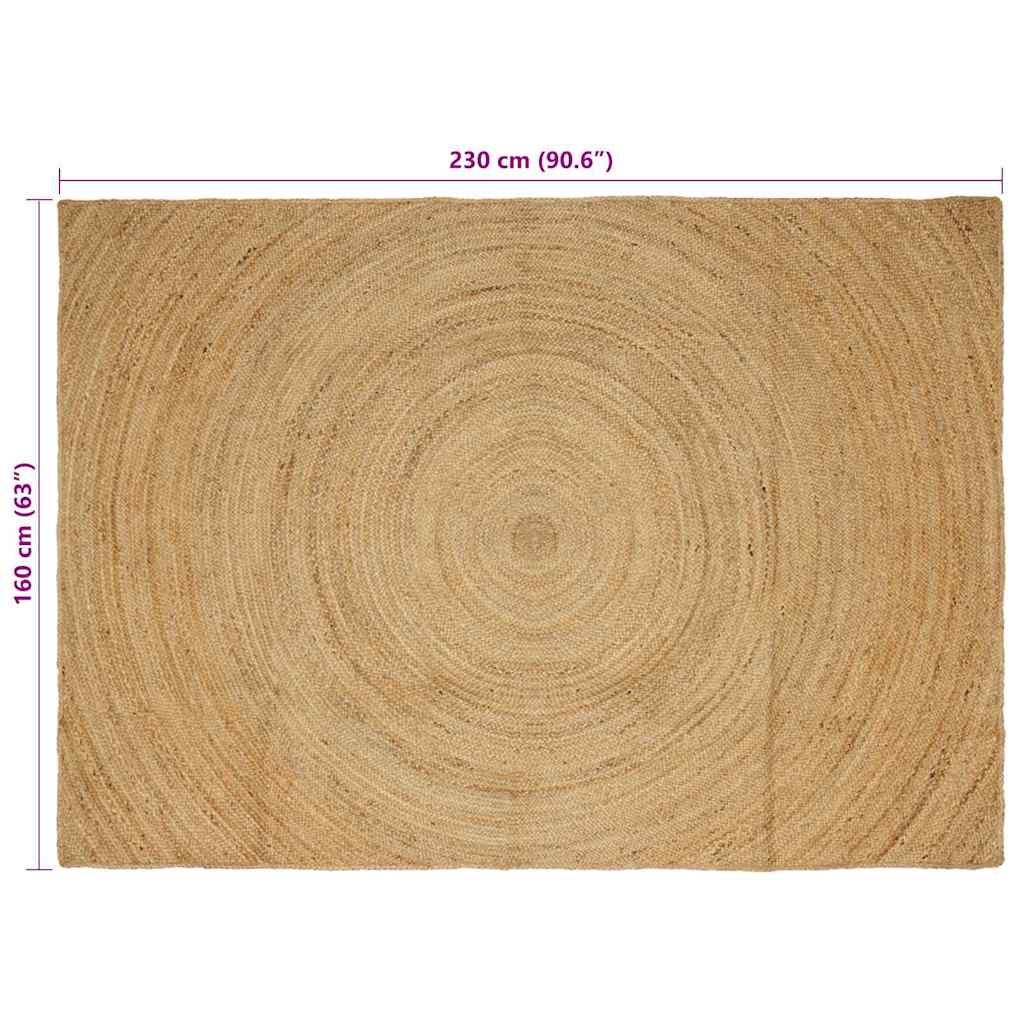 Tappeto Marrone 160 x 230 cm Juta